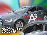 Deflektory na Audi A3 Sportback, 3-dverová, 2013-2020 (predné)