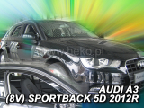 Deflektory na Audi A3 Sportback, 5-dverová, 2013-2020 (predné)