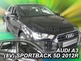 Deflektory na Audi A3 Sportback, 5-dverová, 2013-2020 (+zadné)