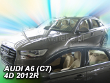 Deflektory na Audi A6 C7 sedan, 4-dverová, 2011-2018 (+zadné)