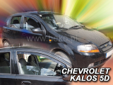 Deflektory na Chevrolet Kalos, 5-dverová, r.v.: 2004 - 2008