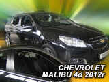 Deflektory na Chevrolet Malibu IV, 4-dverová, r.v.: 2012 -