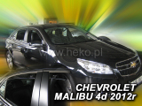 Deflektory na Chevrolet Malibu IV, 4-dverová (+zadné), r.v.: 2012 -