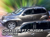 Deflektory na Chrysler PT Cruiser, 5-dverová (+zadné), r.v.: 2001 - 2010