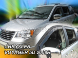 Deflektory na Chrysler Grand Voyager, 5-dverová (+zadné), r.v.: 2008 -