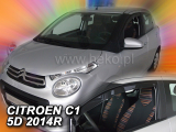 Deflektory na Citroen C1, 5-dverová od 2014