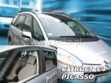 Deflektory na Citroen C4 Picasso, 5-dverová (+zadné), r.v.: 2006 - 2013