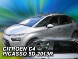 Deflektory na Citroen C4 Picasso MK2, 5-dverová (+zadné), r.v.: 2013 -