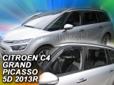 Deflektory na Citroen C4 Grand Picasso MK2, 5-dverová (+zadné), r.v.: 2013 -