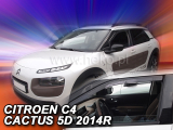 Deflektory na Citroen C4 Cactus, 5-dverová, r.v.: 2014 -