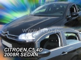 Deflektory na Citroen C5 II, 4/5-dverová (+zadné), r.v.: 2008 -