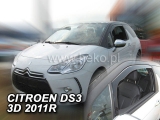 Deflektory na Citroen DS3, 3-dverová, r.v.: 2010 -