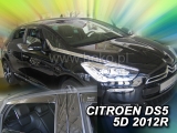 Deflektory na Citroen DS5, 5-dverová (+zadné), r.v.: 2012 -