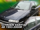Deflektory na Citroen Xantia, 4-dverová (+zadné), r.v.: 1993 - 2000