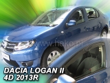 Deflektory na Dacia Logan II, 4-dverová, r.v.: 2013 -