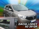 Deflektory na Dacia Lodgy, 5-dverová (+zadné), r.v.: 2012 -