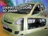 Deflektory na Daihatsu Cuore VII, 5-dverová (+zadné), r.v.: 2007 -