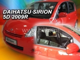 Deflektory na Daihatsu Sirion II, 5-dverová, r.v.: 2005 -