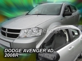 Deflektory na Dodge Avenger, 4-dverová (+zadné), r.v.: 2008 -
