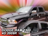 Deflektory na Dodge RAM 1500 IV, 4-dverová (+zadné), r.v.: 2009 -