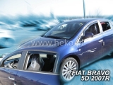 Deflektory na Fiat Bravo, 5-dverová (+zadné), r.v.: 2007 -