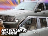 Deflektory na Ford Explorer III, 5-dverová (+zadné), r.v.: 2002 - 2005