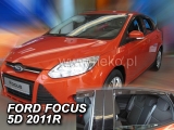 Deflektory na Ford Focus III, 4-dverová (+zadné), r.v.: 2011 - 2018