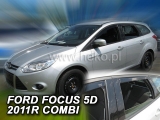 Deflektory na Ford Focus III combi, 5-dverová (+zadné), r.v.: 2011 - 2018