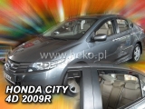 Deflektory na Honda City sedan, 4-dverová (+zadné), r.v.: 2009 -