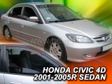 Deflektory na Honda Civic sedan, 4-dverová, r.v.: 2001 - 2005