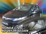Deflektory na Honda Civic sedan, 4-dverová, r.v.: 2012 - 2016