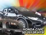Deflektory na Honda Civic hatchback, 5-dverová, r.v.: 2012 - 2016