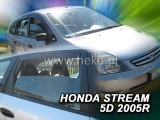Deflektory na Honda Stream, 5-dverová (+zadné), r.v.: 2000 - 2007