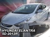 Deflektory na Hyundai Elantra V, 5-dverová (+zadné), r.v.: 2010 - 2015