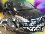 Deflektory na Hyundai i10, 5-dverová, r.v.: 2008 - 2014