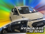 Deflektory na Hyundai i10 II, 5-dverová, r.v.: 2014 -