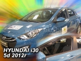 Deflektory na Hyundai i30 II, 5-dverová, r.v.: 2012 - 2017