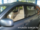 Deflektory na Hyundai Santa Fe, 5-dverová (+zadné), r.v.: 2000 - 2006