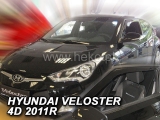 Deflektory na Hyundai Veloster, 4-dverová, r.v.: 2011 -