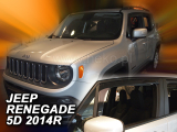 Deflektory na Jeep Renegade, 5-dverová, r.v.: 2014 -