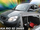 Deflektory na Kia Rio II hatchback, 5-dverová (+zadné), r.v.: 2005 - 2011