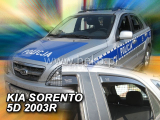 Deflektory na Kia Sorento, 5-dverová (+zadné), r.v.: 2002 - 2009