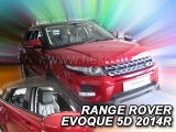 Deflektory na Range Rover Evoque, 5-dverová (+zadné), r.v.: 2011 -