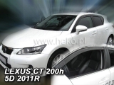 Deflektory na Lexus CT 200h, 5-dverová, r.v.: 2011 -