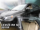 Deflektory na Lexus RX III, 5-dverová (+zadné), r.v.: 2009 - 2015
