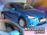 Deflektory na Mazda 2 IV, 5-dverová, r.v.: 2014 -