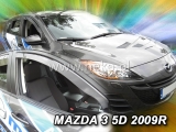 Deflektory na Mazda 3 II, 4/5-dverová, r.v.: 2009 - 2014