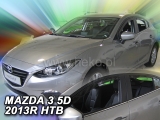 Deflektory na Mazda 3 III hatchback, 5-dverová (+zadné), r.v.: 2013 -