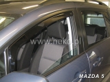 Deflektory na Mazda 5, 5-dverová (+zadné), r.v.: 2006 -