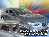 Deflektory na Mazda 6 GJ combi, 5-dverová (+zadné), r.v.: 2013 -